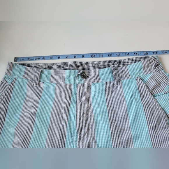 Lululemon Seersucker Men's Shorts Size 36 Blue - Picture 7 of 9